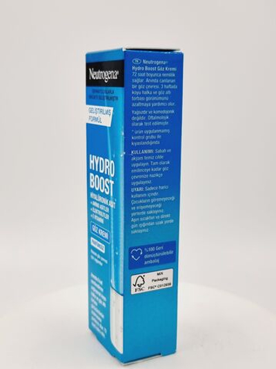 Neutrogena Крем для интенсивного увлажнения кожи вокруг глаз Hydro Boost с гиалуроновой кислотой 15 мл (Франция)