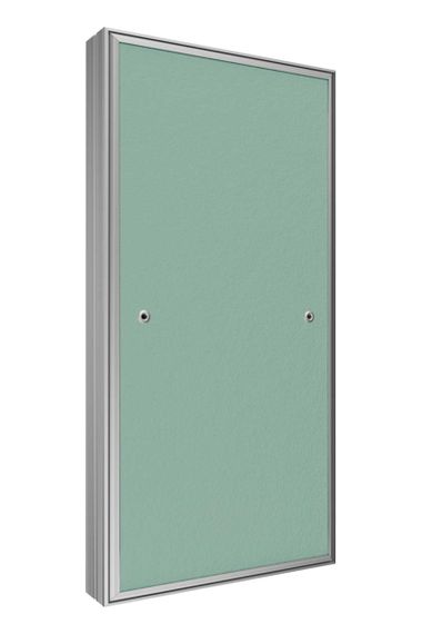 Люк ревизионный D Ceramo Base 300х600 скрыт.монтаж съемный алюминий EVECS
