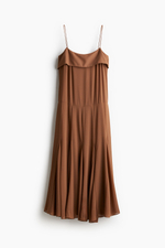 Шифоновое платье на бретелях — приталенный крой - H&M