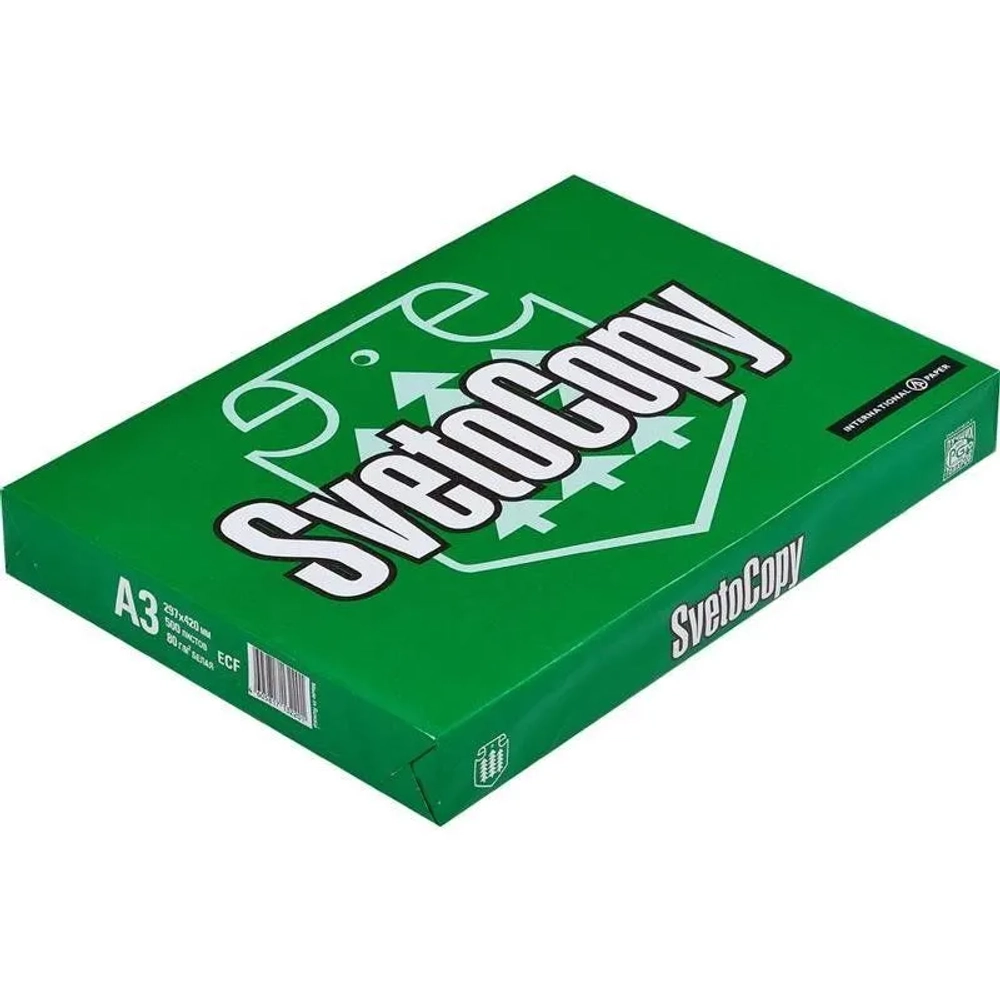 Бумага для принтера А3 SvetoCopy Classic 80 г/м², марка С, 500 листов