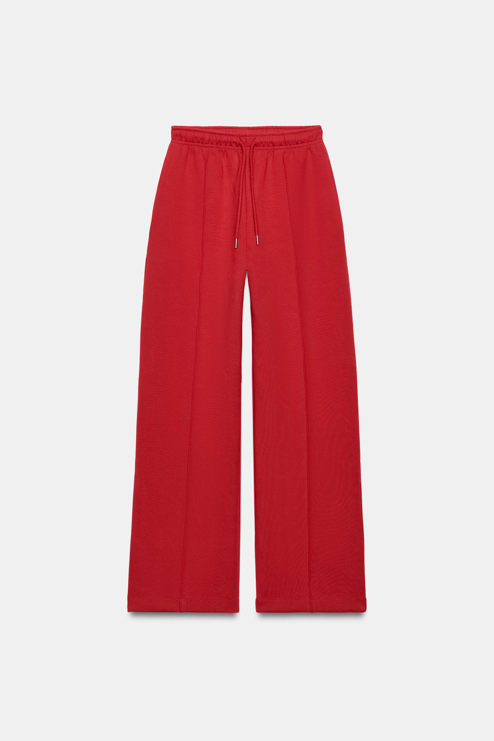 БРЮКИ ИЗ ИНТЕРЛОКА СО ШВАМИ — ZARA