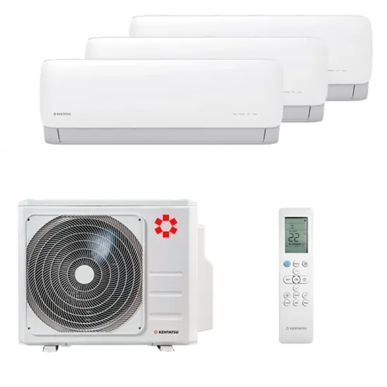 Мультисплит система на 3 комнаты Kentatsu KMGA26HZRN1 x 3 / K3MRB60HZRN1