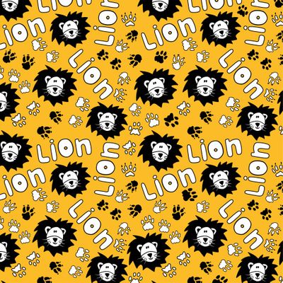 Король лев следы Lion