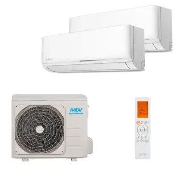 Мультисплит система на 2 комнаты MDV MDSAG-09HRFN8 x 2 / MD2O-18HFN8