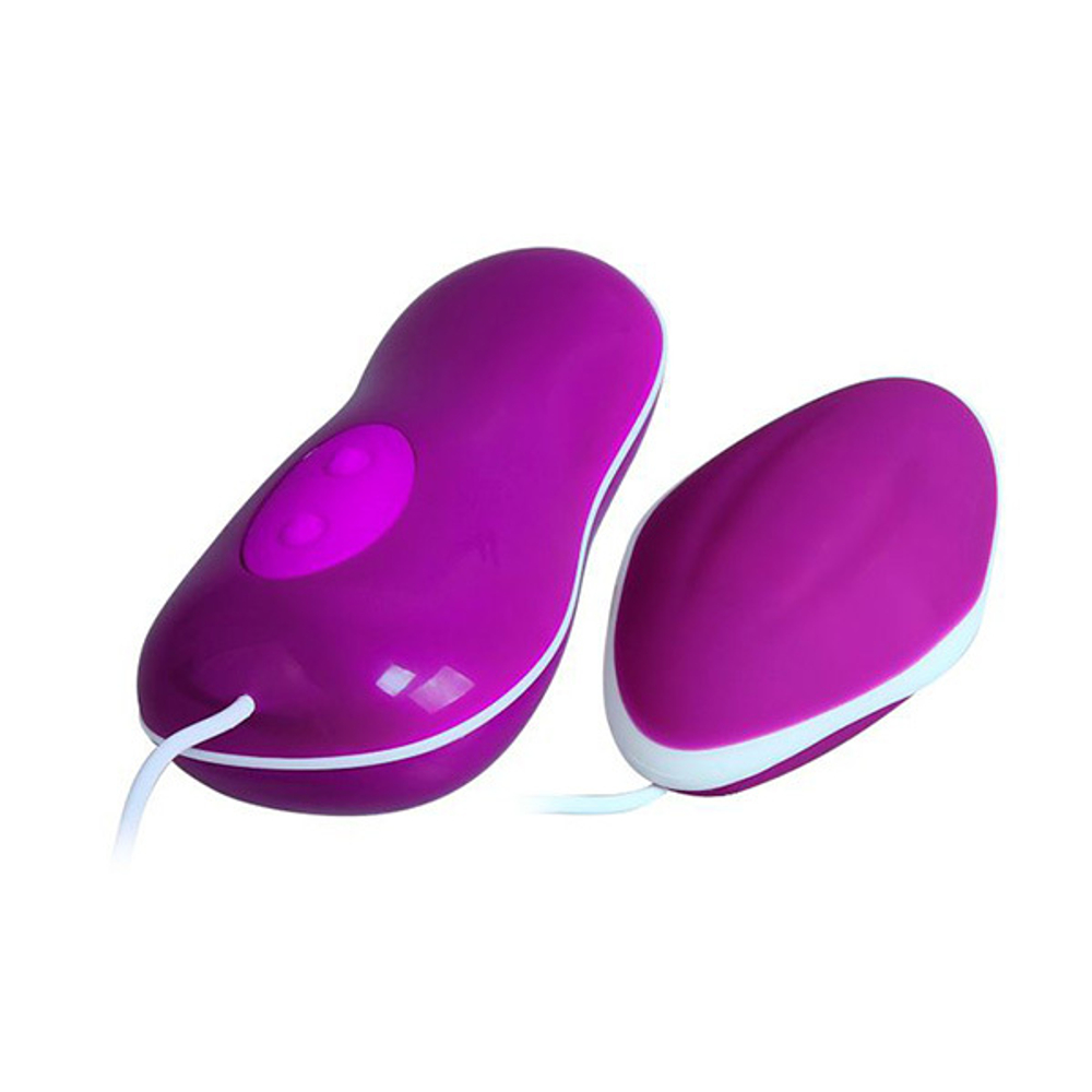 Продолговатое виброяйцо 6см с выносным пультом управления Pretty Love Avery BI-014294