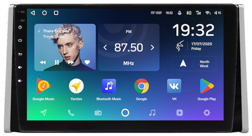 Магнитола для Toyota RAV4 50 2019-2024+ (рынок РФ и ОАЭ) - Teyes CC2 PLUS монитор 10.1" QLED, Android 10, Быстрая, SIM-слот