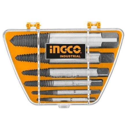 Набор экстракторов INGCO ASE106 INDUSTRIAL 6 шт.