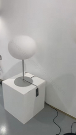 Table design lamp Glo Ball T1/T2 by Flos (Silver)