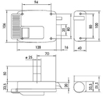 ST-RL074DIR-GR Замок электромеханический накладной Smartec