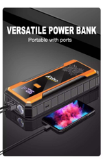 Устройство пусковое портативное бустер 16000mAh 4000A   в чехле GKFLY (F40D)