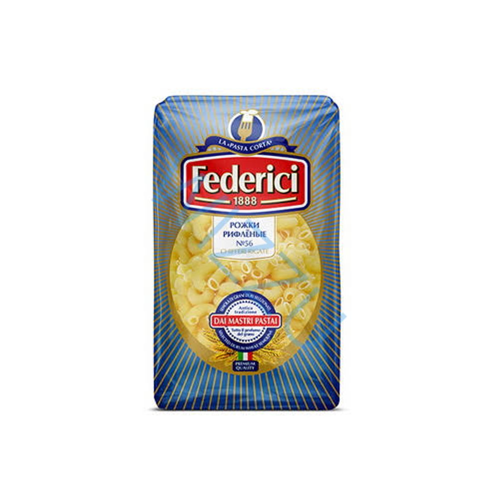 МИ №056 Рожки рифленые 400г*20шт Federici