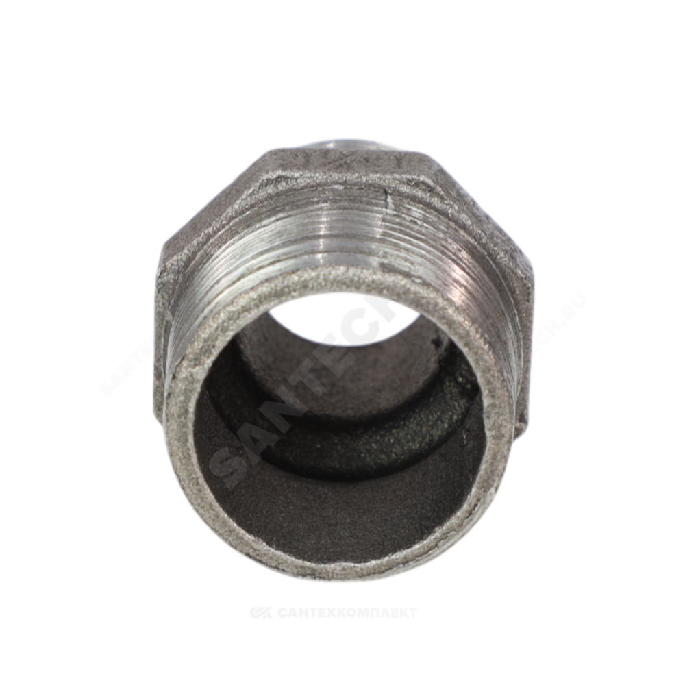 Ниппель переходной чугун Ду 25х15 (1"х1/2") НР Fittex PLUS