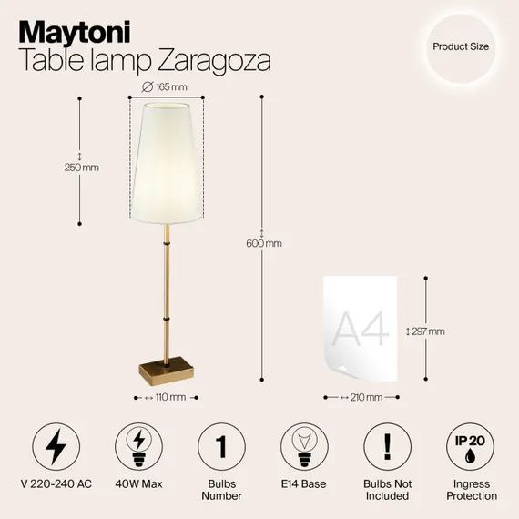 Потолочная люстра Zaragoza H001CL-05BS Maytoni
