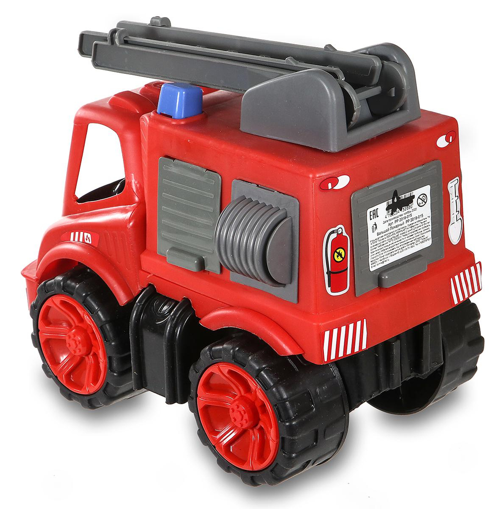 Пластмассовая игрушечная машина Toy Bibib "Большой Пожарный" (29*19*26 см),