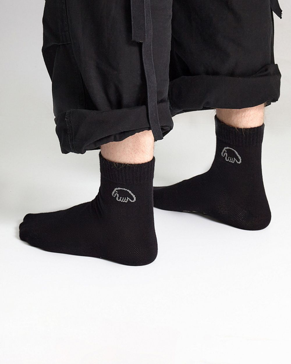 Носки ANTEATER LOW_Socks-Black-Logo