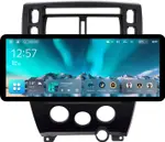 Магнитола для Hyundai Tucson 1 2004-2009 (рамка черная) - Teyes CC4 монитор 12.3" 2K QLED + рамка 10, Android 14, Быстрейшая, Snapdragon 680, DSP, CarPlay, 4G SIM-слот