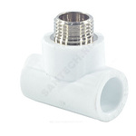 Тройник PP-R комбинированный белый Дн 32х3/4" НР PRO VALFEX 10128132-PRO