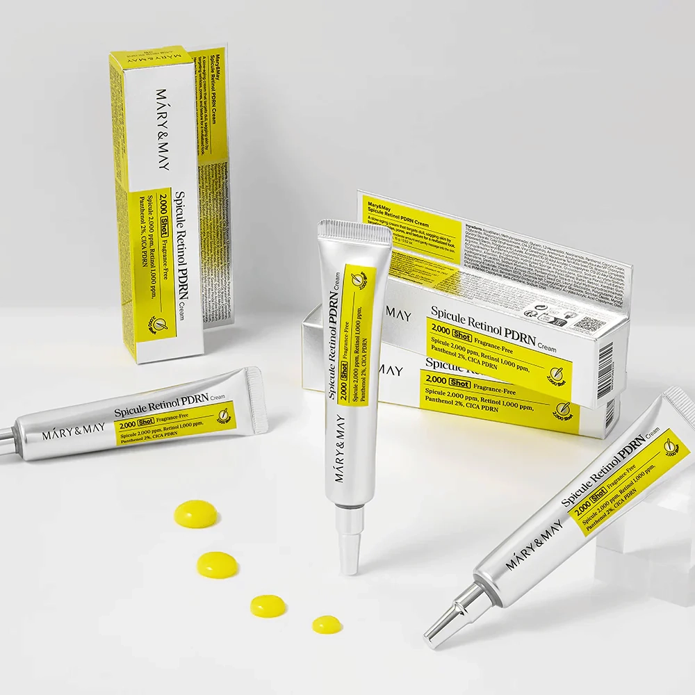 Mary&May Spicule Retinol PDRN Cream крем для лица с микро-спикулами, ретинолом и PDRN