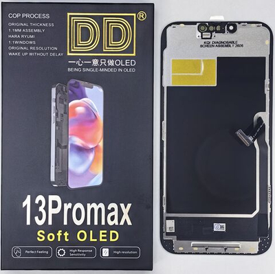 Дисплей iPhone 13 Pro Max Soft OLED ("привязка" с верификацией без ошибки); 120Hz; бренд DD