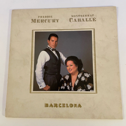 Винтажная виниловая пластинка LP Freddie Mercury, Montserrat Caballe Barcelona (Испания 1988)