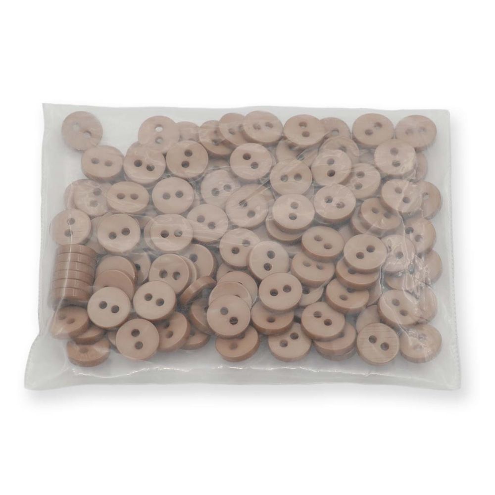Пуговицы 2 прокола 14L=9 мм, (Beige (бежевый)), NE74, 144 шт