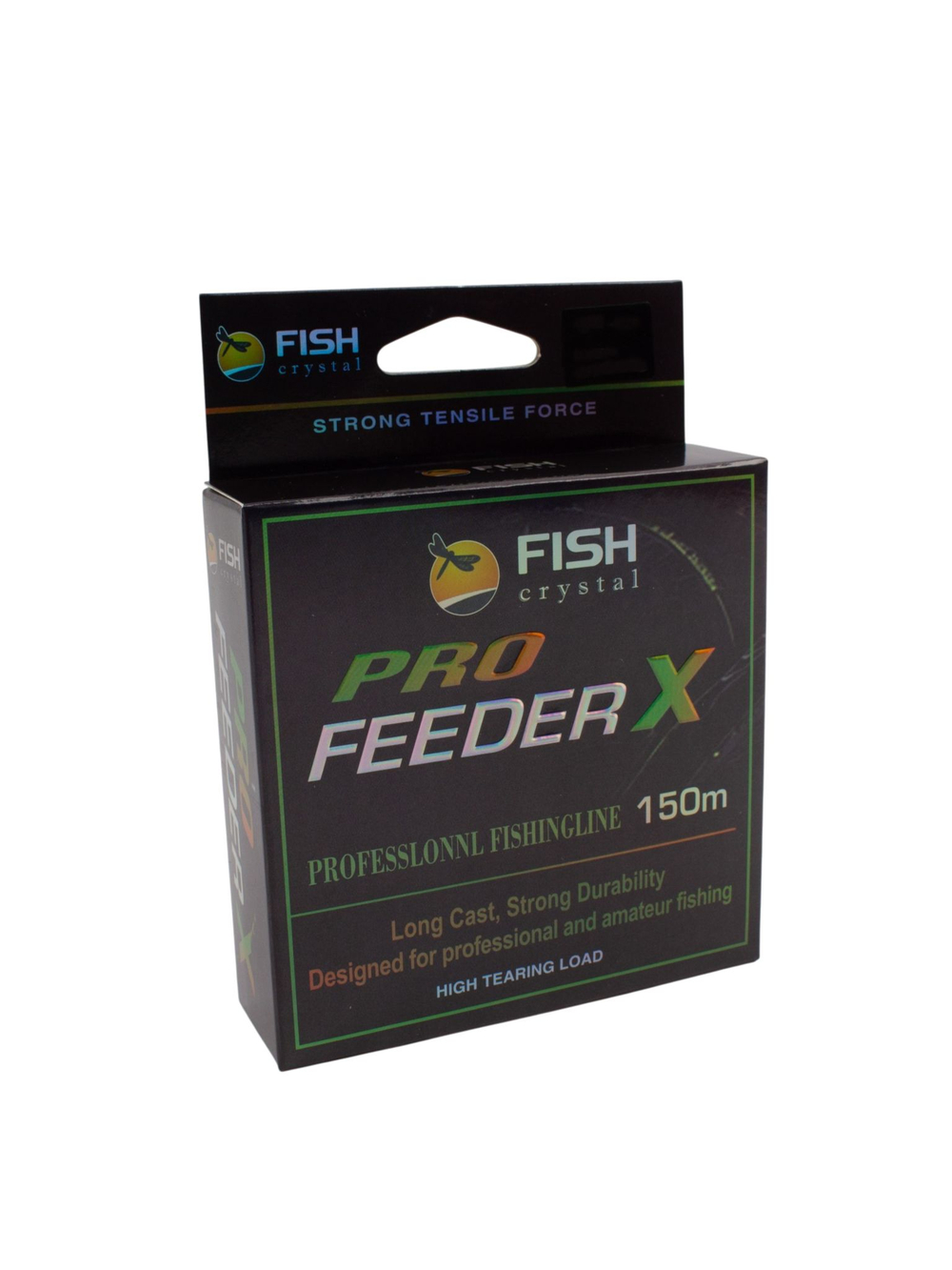 Леска для фидерной и матчевой ловли Fish Crystal PRO Feeder X 150 м темно-зеленая, тонущая #1.5, толщина 0.20 мм, 9.56 кг