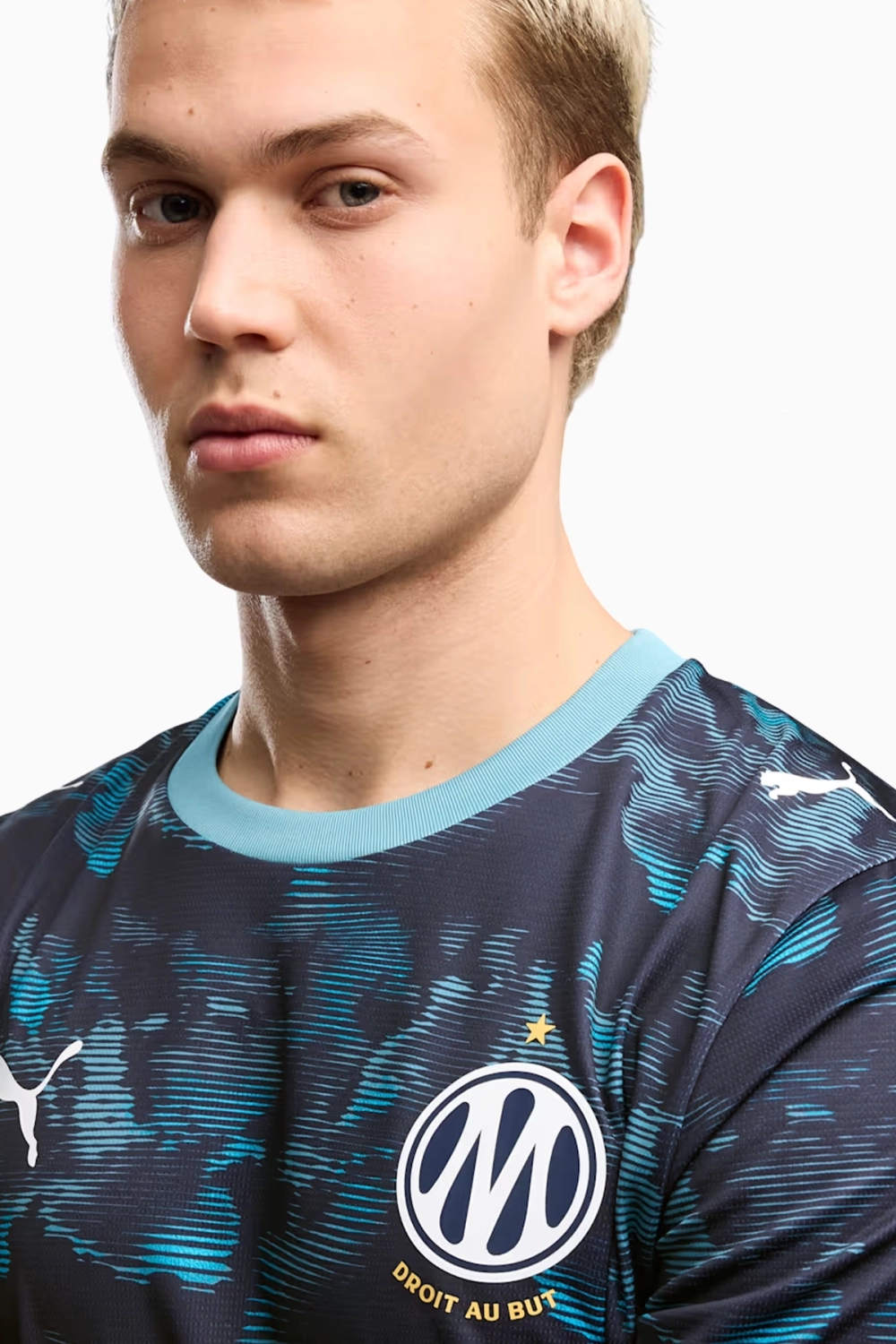 Футболка Puma Olympique de Marseille 26/27 Away - темно-синий