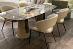 Стул Garda Decor обеденный экокожа кремовый 62*61*82 см