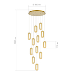 Светильник подвесной ALLUNGO LED 108W 3000K