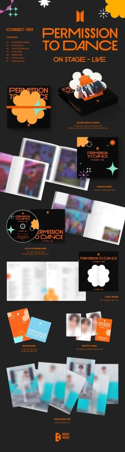 Альбом BTS - PERMISSION TO DANCE ON STAGE - LIVE