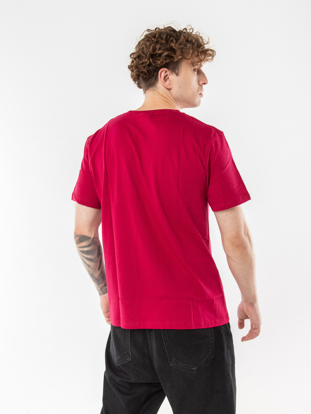 Футболка мужская 160,02 STAN, хлопок, Бордовый