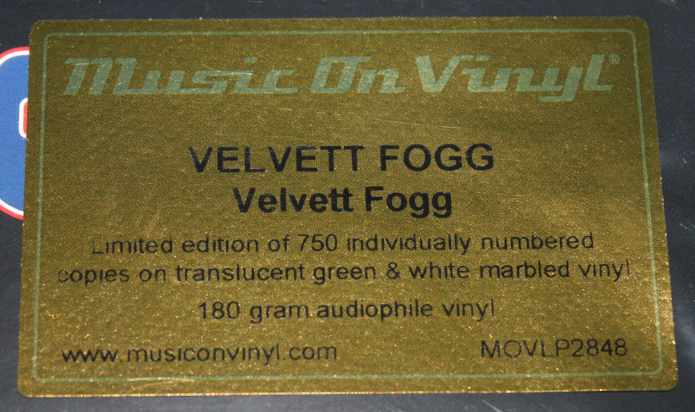 Velvett Fogg / Velvett Fogg (Limited Edition)(Coloured Vinyl)(LP)