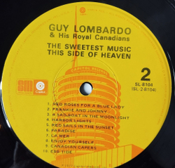 Винтажная виниловая пластинка LP Guy Lombardo And His Royal Canadians The Sweetest Music This Side Of Heaven (USA 1977)
