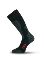 Носки Lasting TKS 834, polypropylene+nylon, темно-зеленый с серой вставкой, размер L , TKS834L
