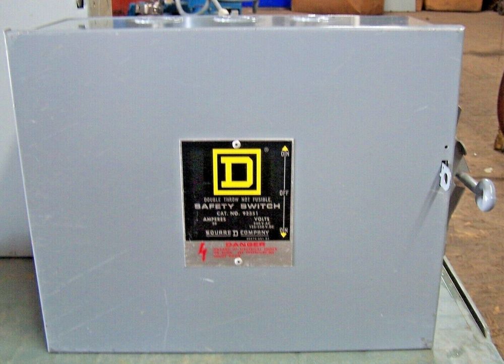 92351NON-FUSED DOUBLE THROW SAFETY SWITCH 92351NON-FUSED DOUBLE THROW SAFETY SWITCH