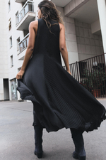 ДЛИННОЕ ПЛАТЬЕ В ГОРОШЕК — ZARA