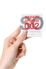 Ультратонкий презерватив Sagami Original 0.02 - 1 шт. (Цвет: прозрачный)