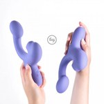Вибратор с двойной стимуляцией Magic Ponder сиреневый от Magic Motion