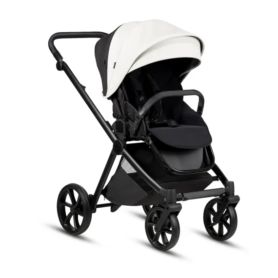 Коляска 2 в 1 Tutis Mio 3+ Leather Silver Grey
