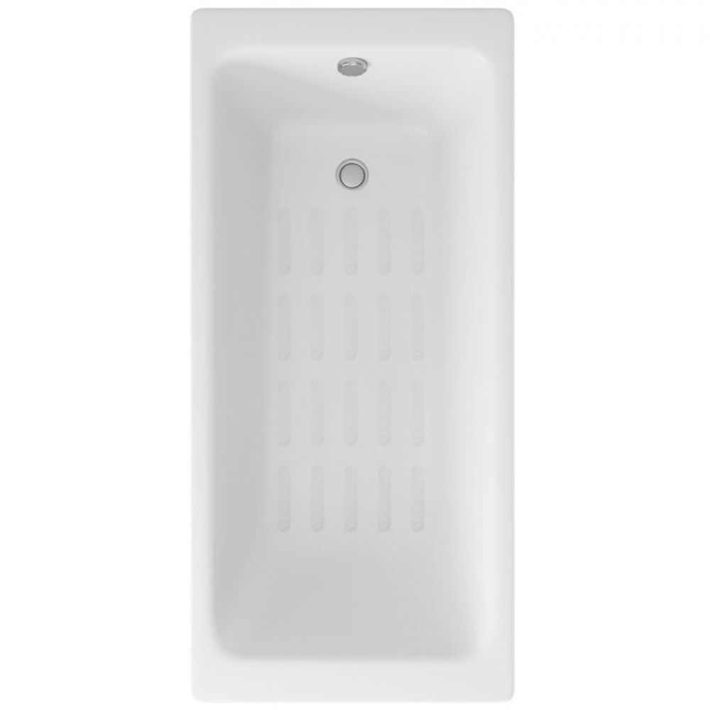 Ванна чугунная Delice Parallel 160х70 с антискользящим покрытием DLR220504-AS
