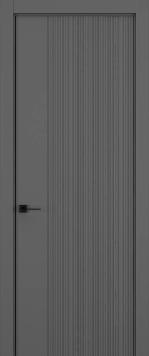 Дверь 4 VERTICAL Матовый Темно-серый
