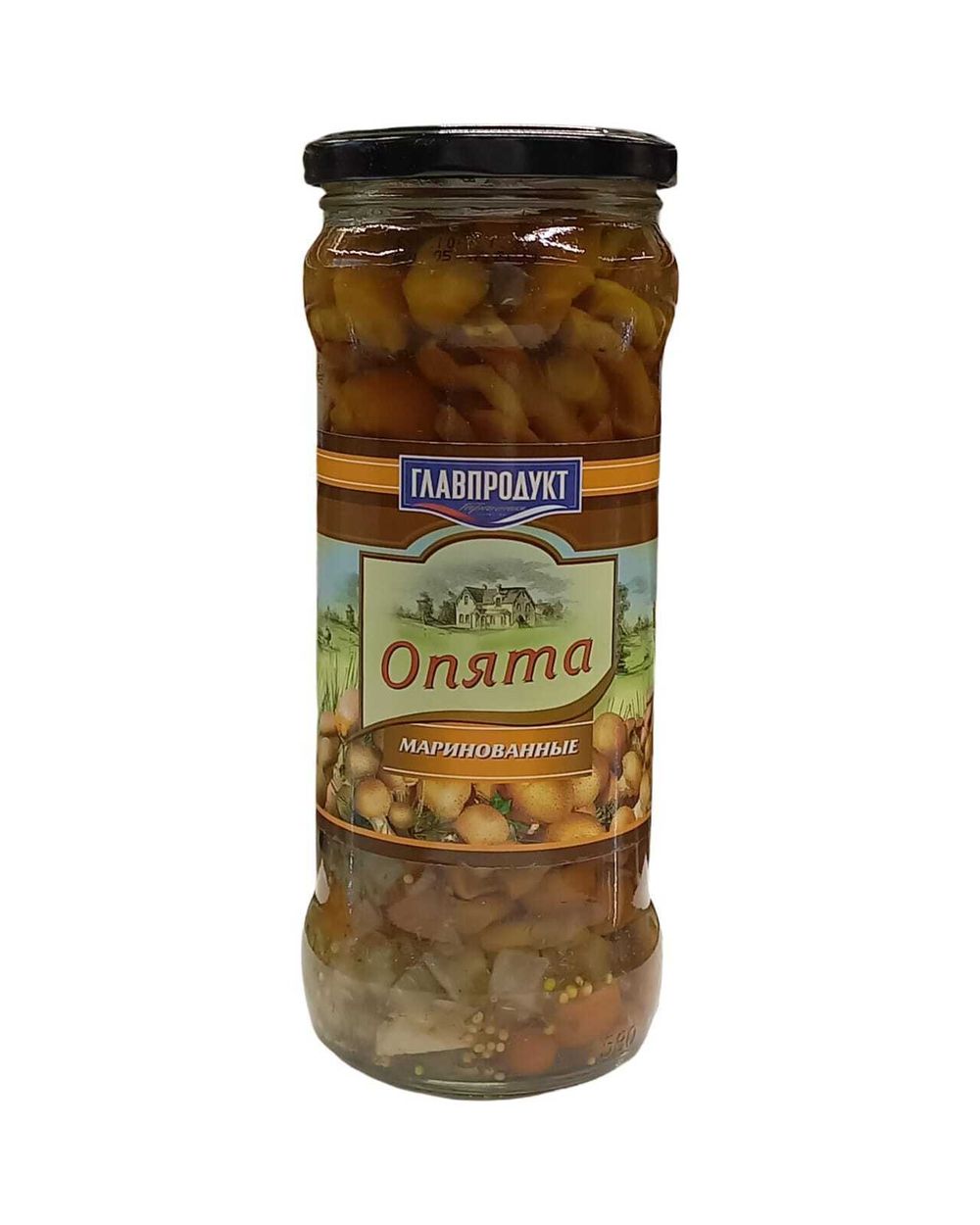 Опята ГЛАВПРОДУКТ маринованные 580мл