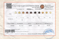 Серьги с натуральным янтарем желтого цвета