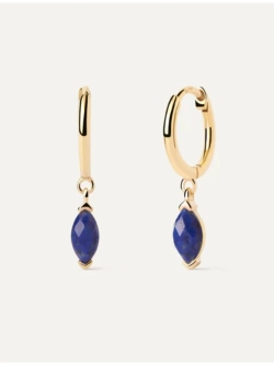 Серьги Nomad Lapis Lazuli серебро 925 пробы покрытое золотом