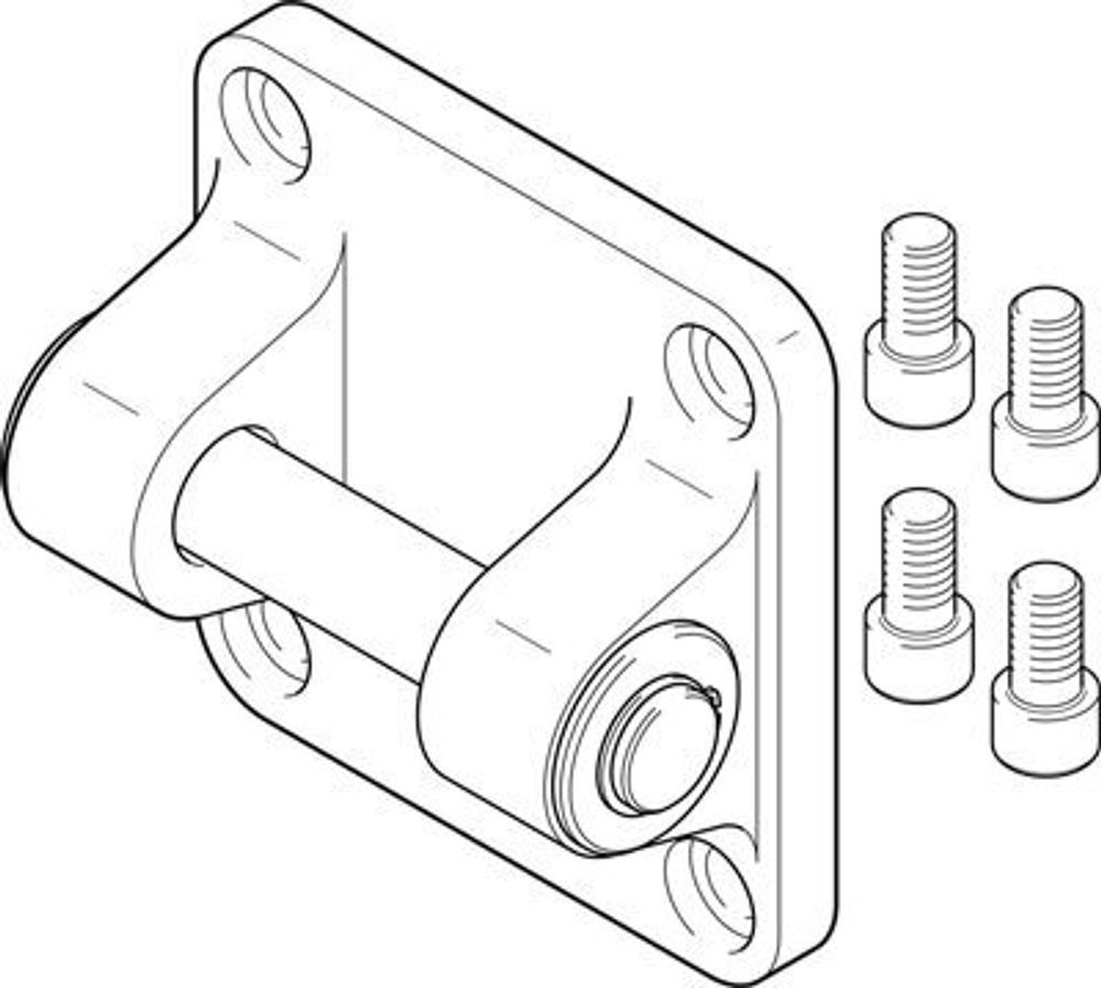 SNGB-160 Фланец с осью SNGB-160 Фланец с осью
