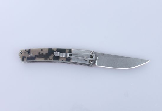 Складной нож Ganzo G7362 камуфляж, G7362-CA c клинком из стали 440C, рукоять G10