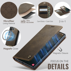 Чехол-кошелек CaseMe 2 in 1 MagSafe Samsung Galaxy S25 Ultra