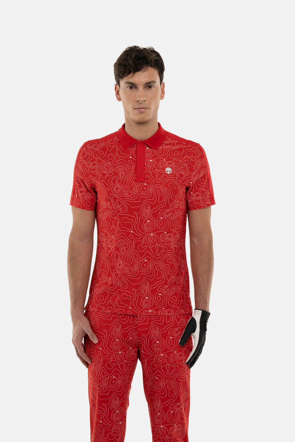 Мужское поло HYDROGEN GOLF FIELDS TECH POLO (GL0007)