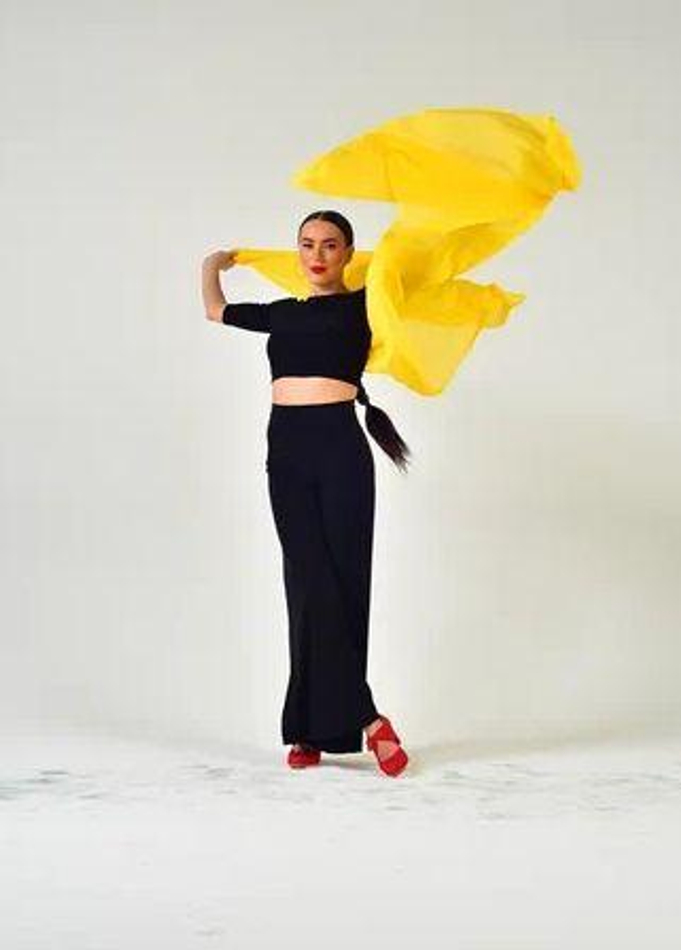 Шаль для восточных танцев Dance Every Wear SM7907 006, желтый