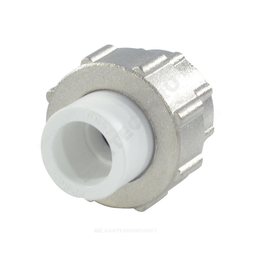 Муфта PP-R разъемная белая Дн 32 VALFEX 11157032